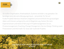 Tablet Screenshot of funkeprojekt.ch